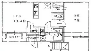 OHANA【1階】の間取り