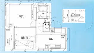 リヒトライフ侑里 東十条【4階】の間取り