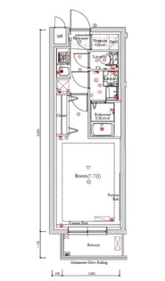 ガリシア南長崎 【5階】の間取り
