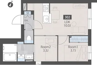 Nerima calme【3階】の間取り