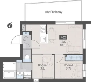 Nerima calme【4階】の間取り