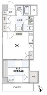 コンフォート文京小石川【1階】の間取り