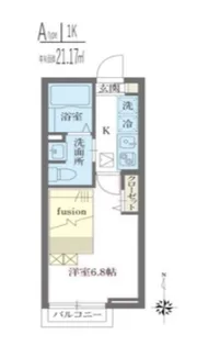 エルスタンザ平和台【1階】の間取り