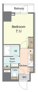 Alivis東京尾久【14階】の間取り