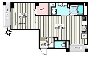 カサ・モンテ【2階】の間取り