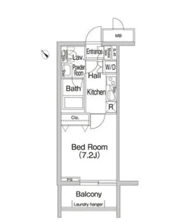 コンフォリア中落合【2階】の間取り