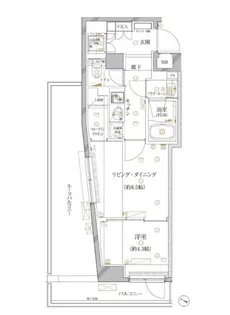 クレイシア板橋志村【4階】の間取り