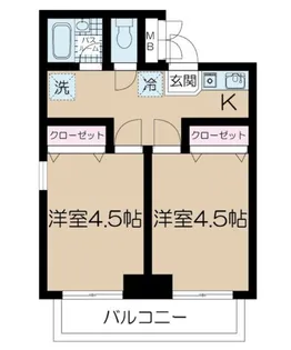 アムール戸山【3階】の間取り