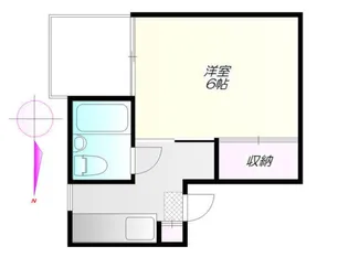 クレインヒル早稲田【2階】の間取り