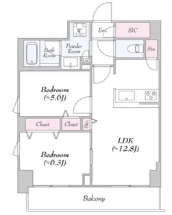 ロイジェント志村坂上【7階】の間取り
