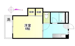 小野寺コーポ【2階】の間取り