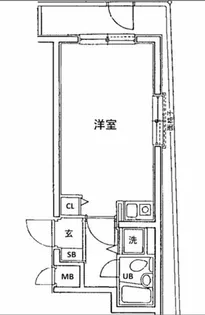 メインステージ新宿【1階】の間取り