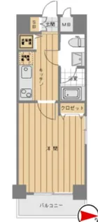 ステージファースト白山Ⅱ【7階】の間取り