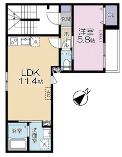 Casa Gratitude【2階】の間取り