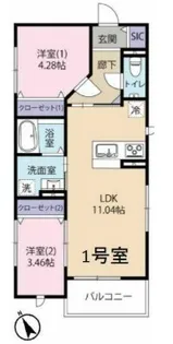 アーツ駒込【2階】の間取り
