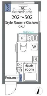 ラフォート板橋本町【4階】の間取り