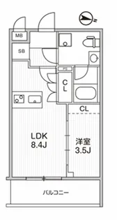 Weave Base -Oji Kamiya【1階】の間取り