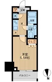 KDXレジデンス東新宿【11階】の間取り