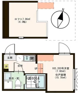 Luana東十条(ルアナヒガシジュウジョウ)【1階】の間取り