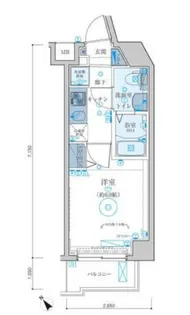 リヴシティ東池袋【3階】の間取り
