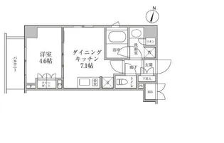 レジディア神楽坂Ⅱ【3階】の間取り