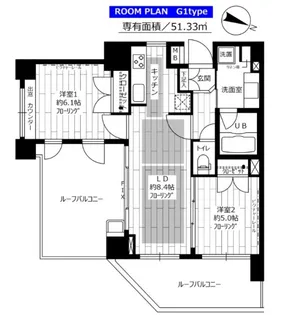 ステージファースト東十条 十【6階】の間取り