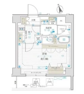 ブライズ神楽坂DUE【4階】の間取り