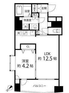 レニール本駒込【8階】の間取り