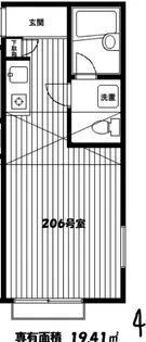 COZY2210【2階】の間取り