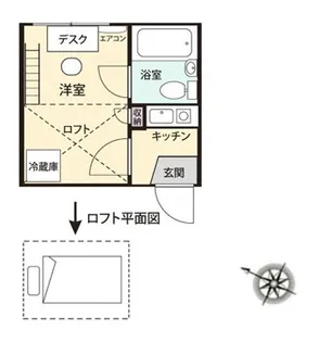 共学国際交流会館 戸山寮【1階】の間取り