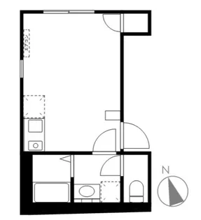 Volare da Kanamecho【5階】の間取り