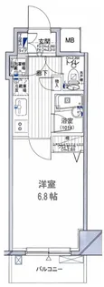 ユニロイヤル西早稲田【10階】の間取り