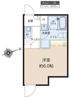 レピュア蓮根レジデンスEAST【3階】の間取り