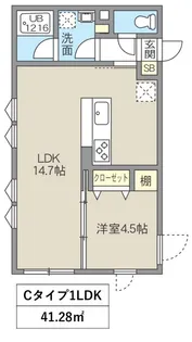 レピュア池袋本町レジデンス 【1階】の間取り