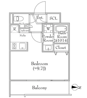 MEJIRORESIDENCE【2階】の間取り