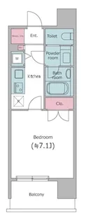 レジディア文京本郷【11階】の間取り