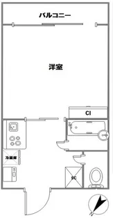 レフア南常盤台【3階】の間取り