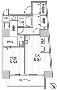 ・ROOTs Higashi Nagasaki【10階】の間取り
