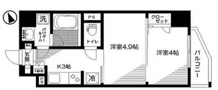 日神デュオステージ池袋【11階】の間取り