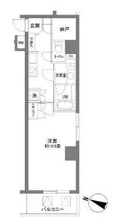 カスタリア大塚Ⅱ【4階】の間取り