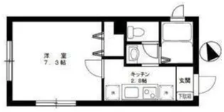 エミネンス千早【1階】の間取り