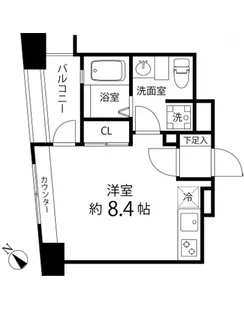 レニール本駒込【9階】の間取り