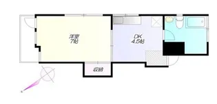 サンライズ小松【4階】の間取り