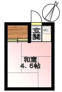 南大塚コーポ【2階】の間取り