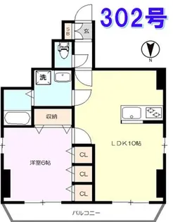 エルヴェ新宿 【3階】の間取り