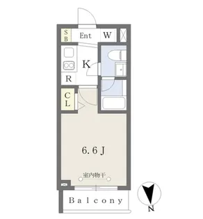 ベゼレ西池袋【2階】の間取り