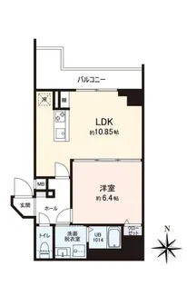 VISTA豊島【4階】の間取り