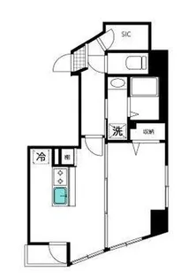 VISTA豊島【7階】の間取り