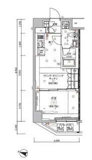 ARCOBALENO HASUNEⅡ【5階】の間取り