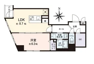 VISTA豊島【10階】の間取り